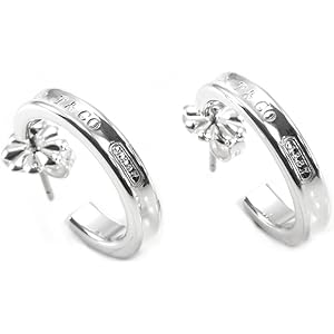 ティファニー 1837 ナロー フープ ピアス シルバー 925