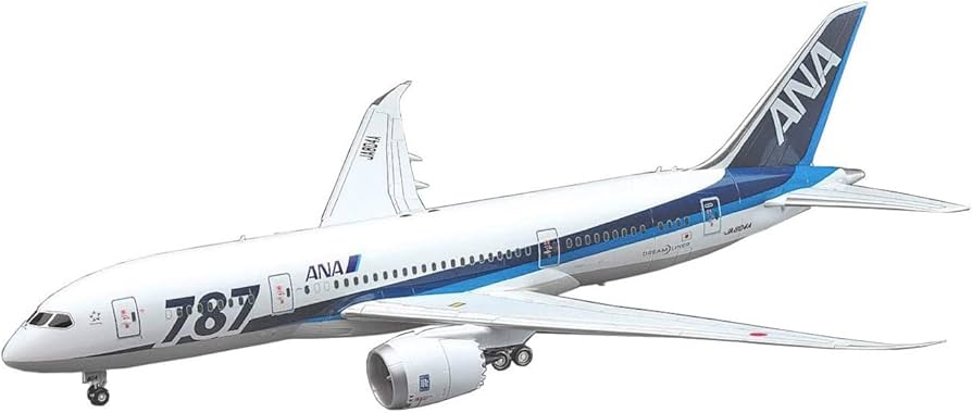 Amazon.com: Hasegawa 1/200 ANA B787-8 Plastic Model 16 : Arts