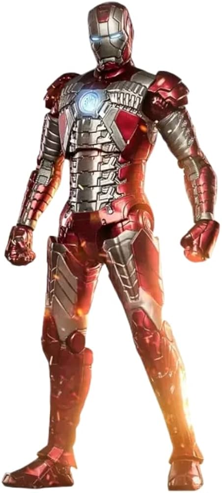 Amazon.co.jp: ZD TOYS マーベル アイアンマン2 マーク5 MK5 発光可 10