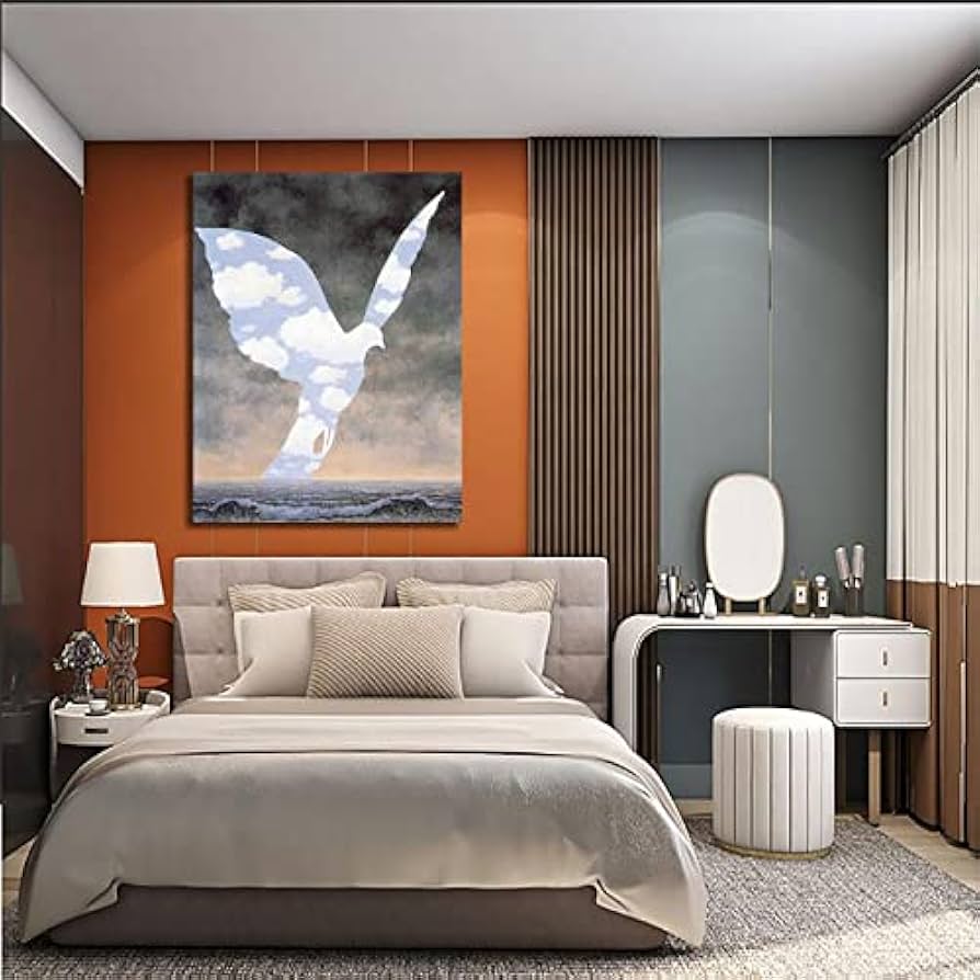 Amazon.co.jp: ルネ・マグリット《大家族》油絵名画 複製画 絵画