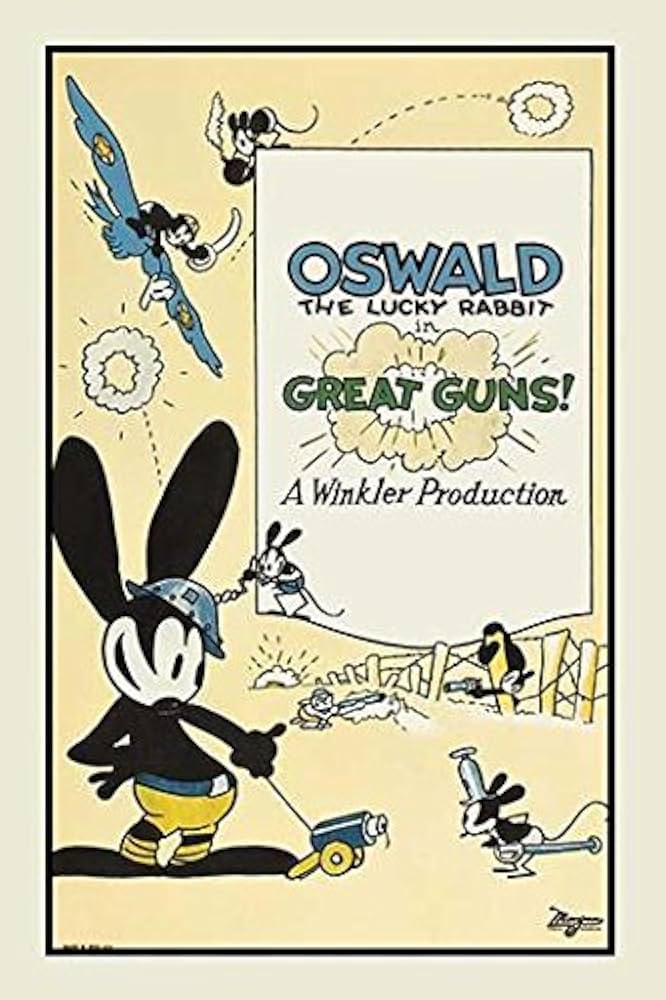 Amazon.com: Oswald the Lucky Rabbit war spoof with animals and toy