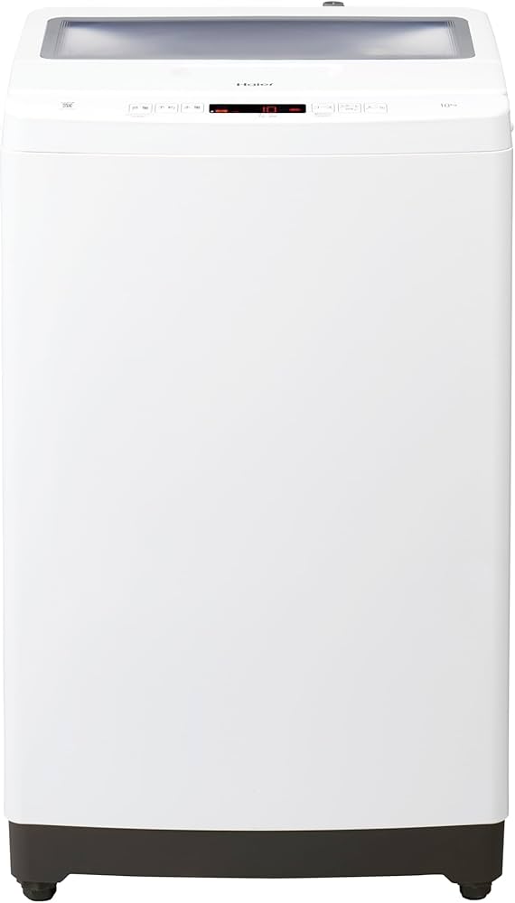 Amazon | ハイアール(Haier) 洗濯機 10kg 家族用 2-4人用 ローデザイン