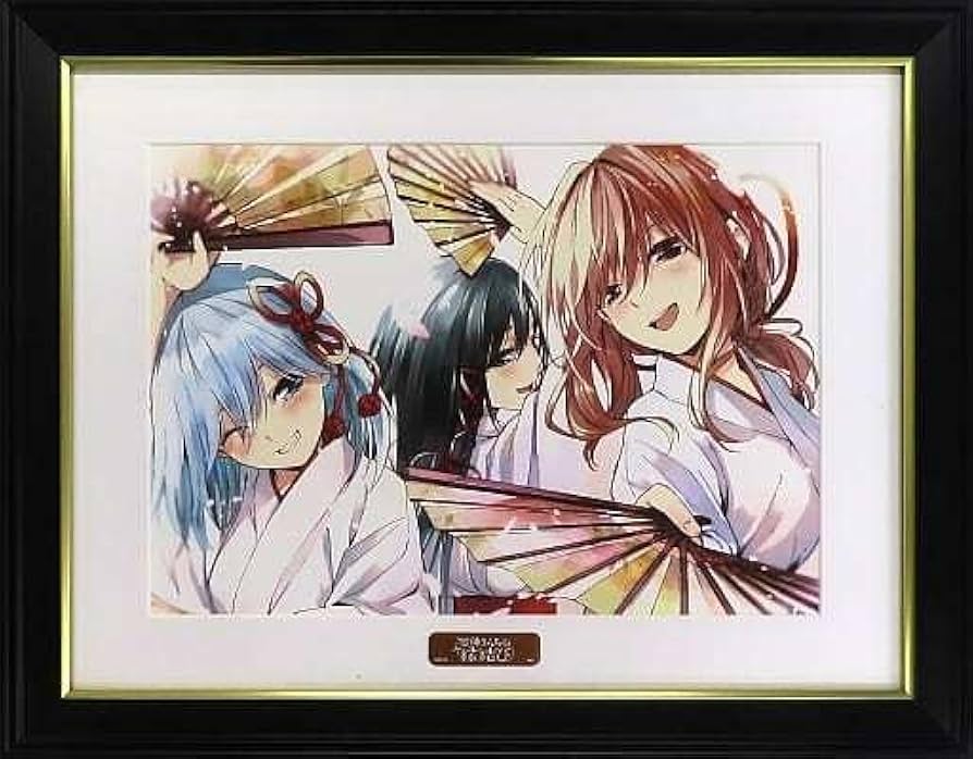 Amazon.co.jp: アニメ化甘神さんちの縁結び メモリアルアート 巫女舞