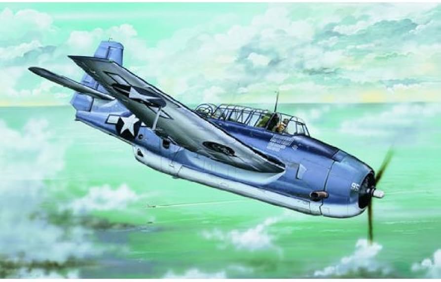 Amazon.com: Trumpeter 1/32 TBF1C Avenger Aircraft : Arts, Crafts