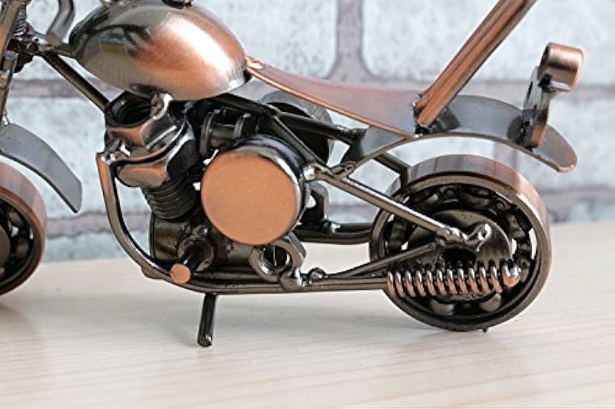 Amazon.co.jp: KOUSO 鉄製 鉄アート 置物 雑貨 バイク オートバイ