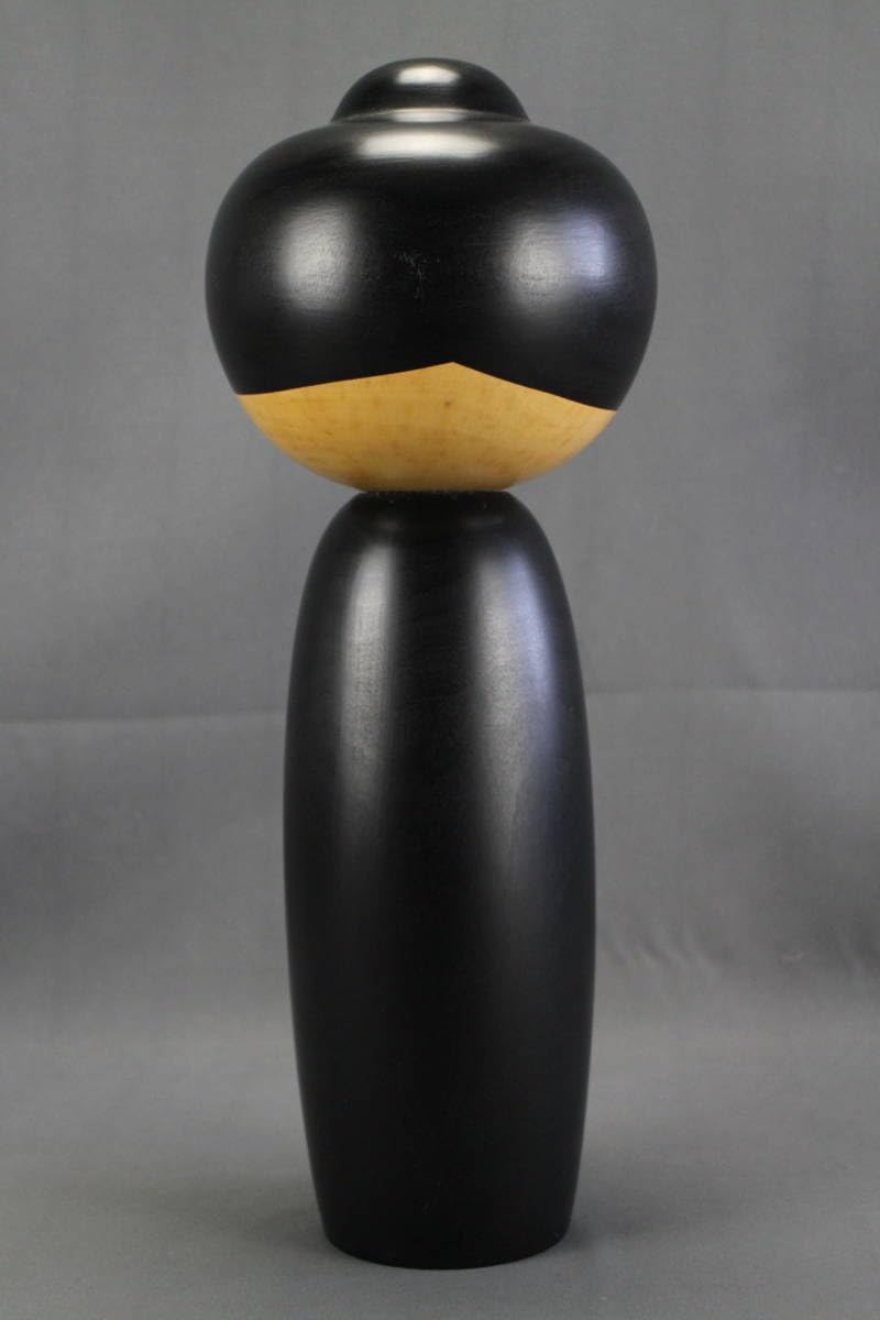 特大こけし42cm 内閣総理大臣受賞作家「渡辺正雄 寒椿B」 特大こけし