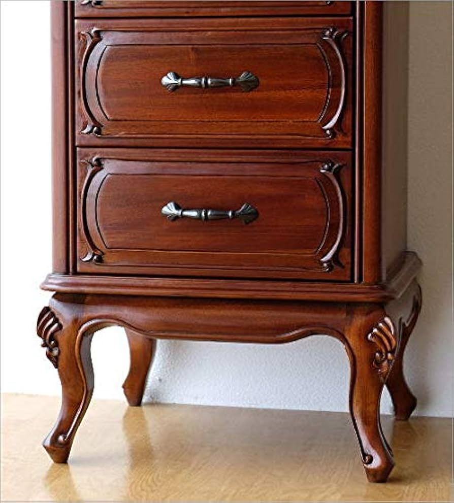 アンティーク チェスト 猫脚 家具 タンス 西洋 木製 アンティーク調 3