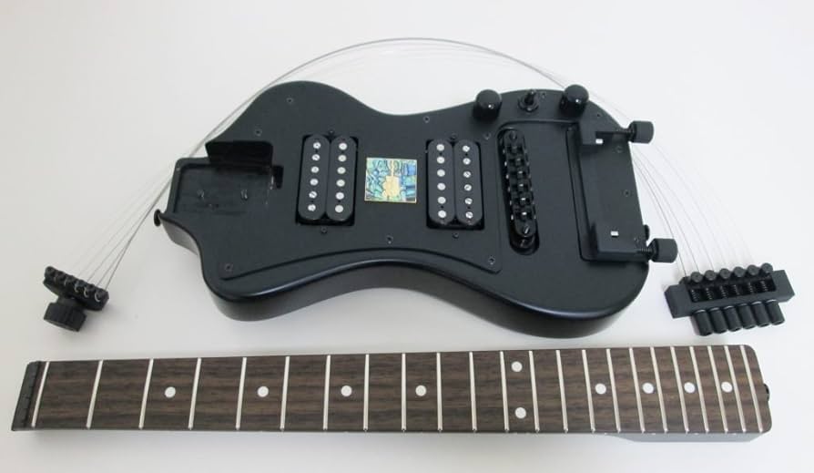 エレキギター SELDER 黒 ソフトケース付き