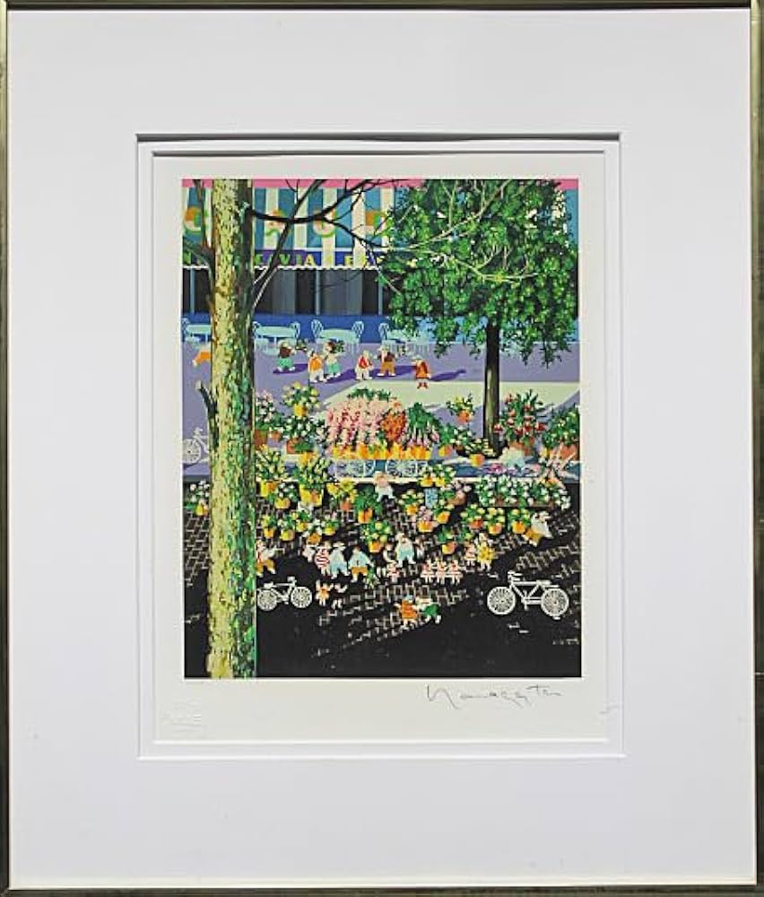 ヒロヤマガタ シルクスクリーン フォーシーズン 冬 世界的に ヒロ