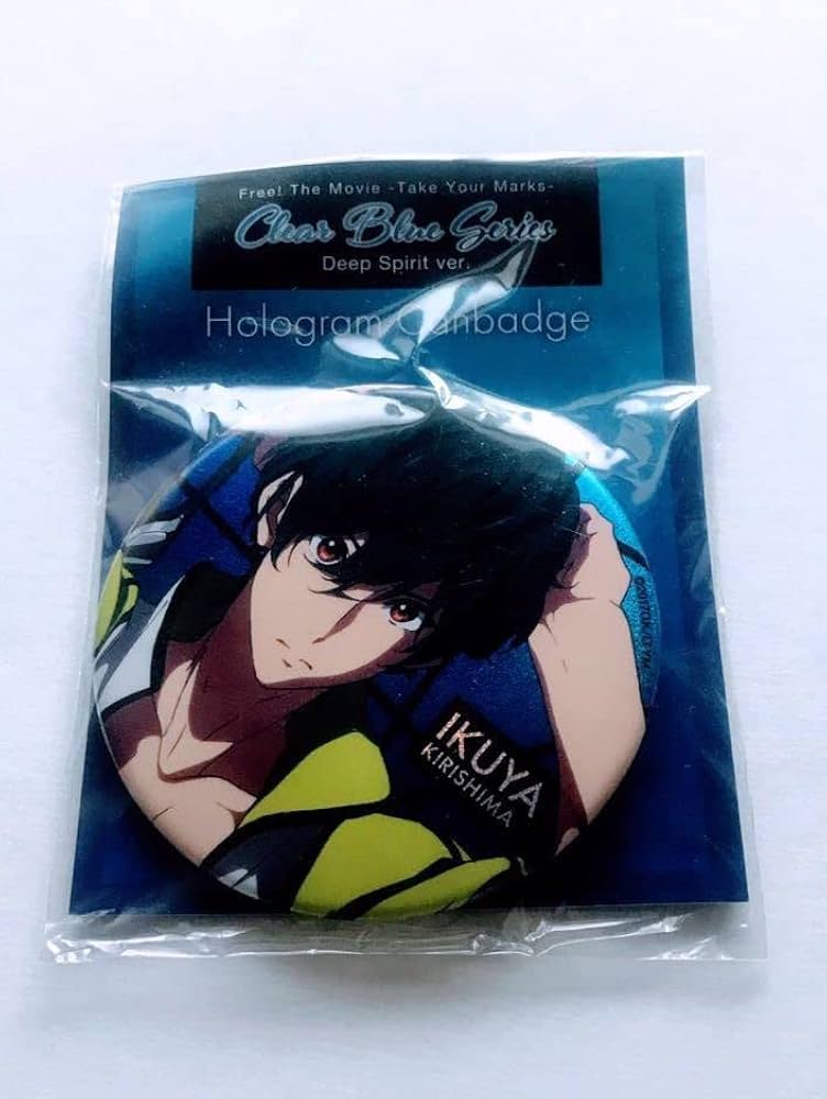 FreeDeep Spirit 缶バッジホログラム松岡凛