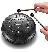 Amazon | スリットドラム スチールタングドラム LEKATO 金属ドラム 11