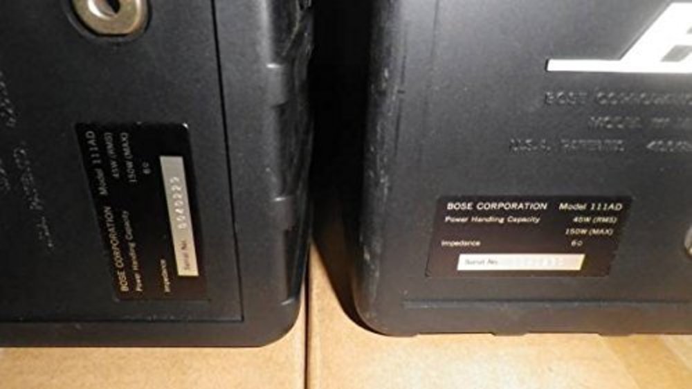 BOSE 111AD 2ウェイスピーカー ブラック 即日発送！ Amazon.co.jp