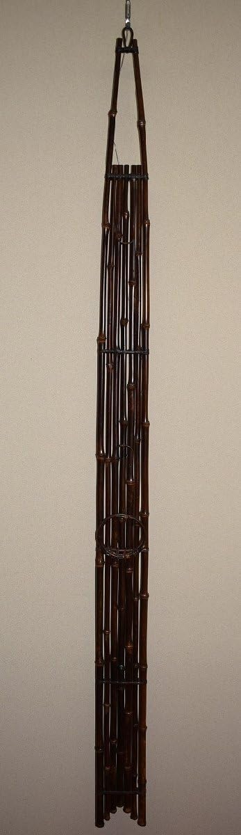 染竹 垂撥 スイハツ 7本組 竹製 垂発 短冊掛け 花入掛け 扇子掛け すい