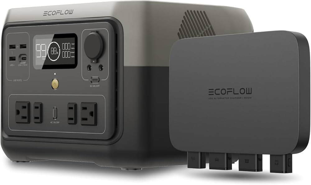 Amazon.co.jp: EcoFlow ポータブル電源 大容量 RIVER 2 Pro Alternator