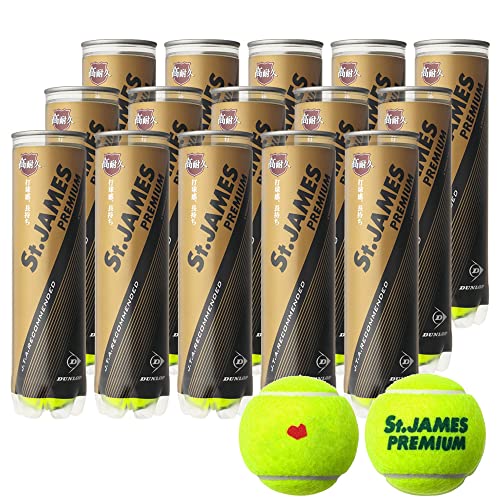 ダンロップ セント・ジェームス プレミアム 4球入 15缶 (テニスボール