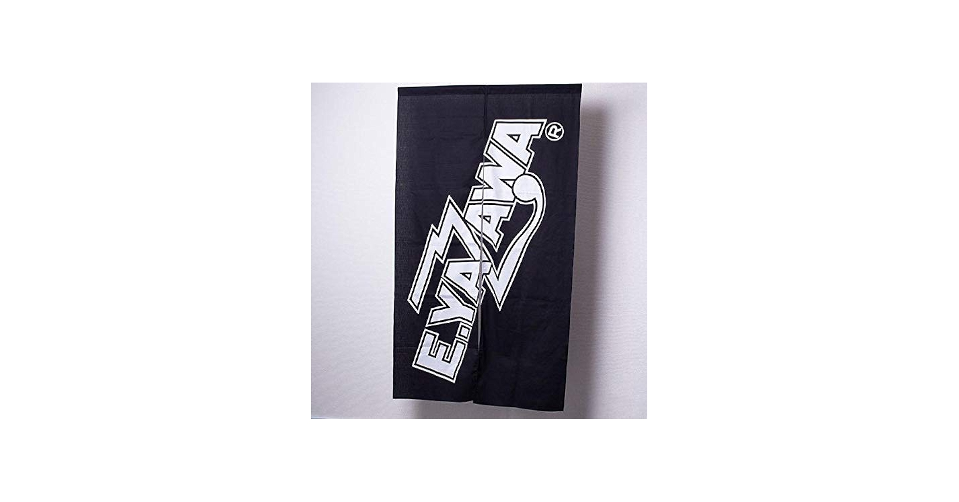 Amazon｜矢沢永吉 E.YAZAWA 暖簾 のれん ロゴ ブラック/ホワイト 日本