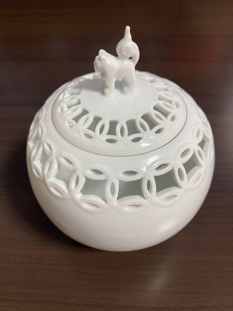 Amazon.co.jp: 杉原一壺 有田焼 美術陶芸 陶器 香炉 蓋付き : ホーム