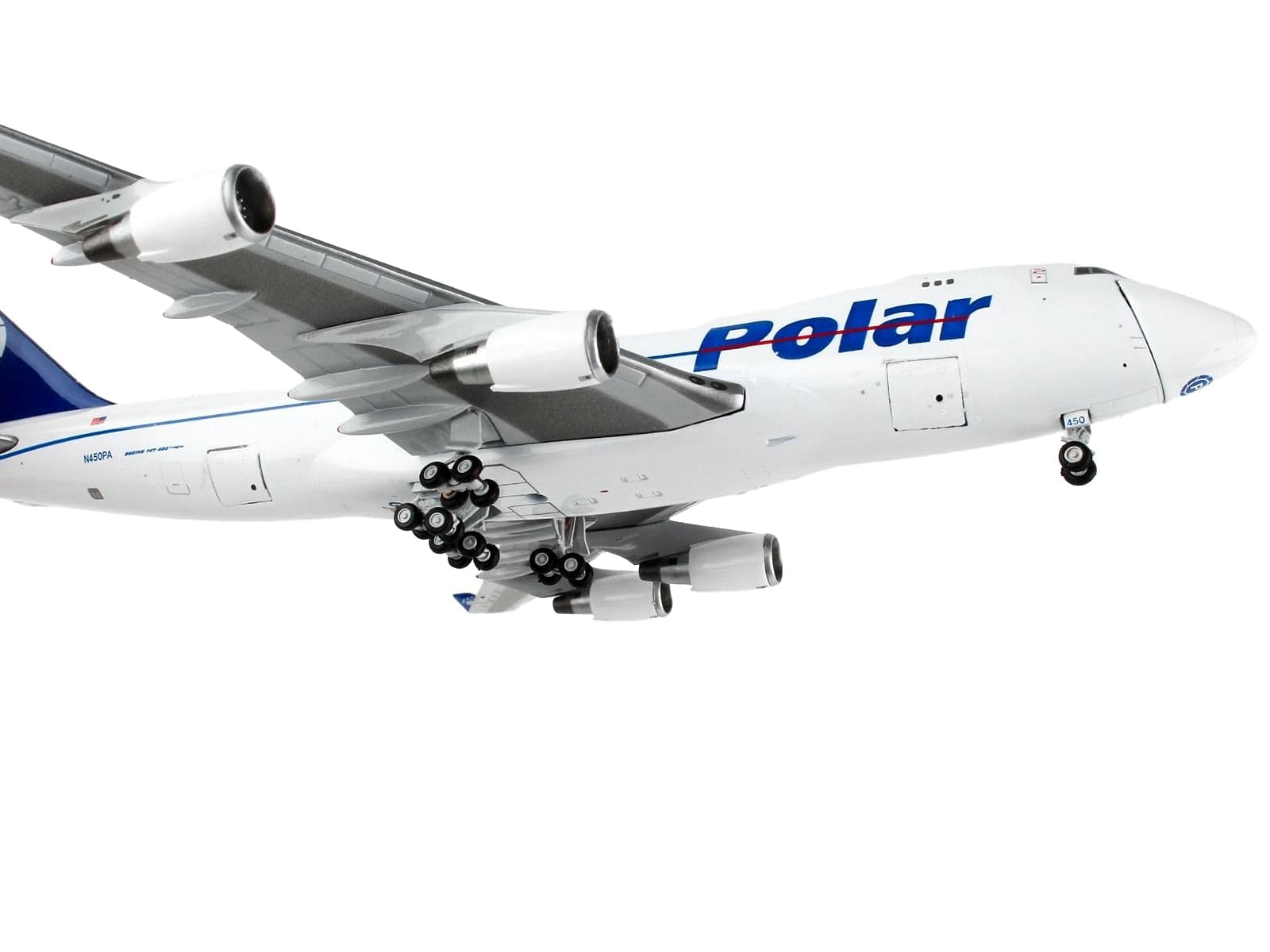 ポーラエアカーゴ 貨物機模型 B747-400F 1/200 ち Polar ポーラ航空