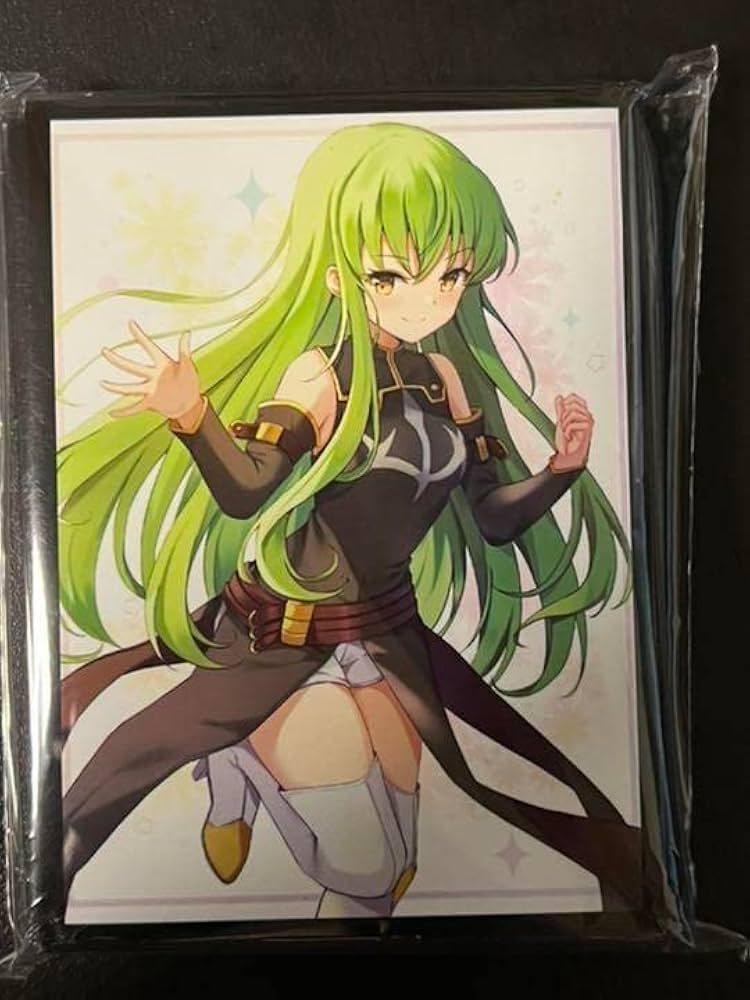 コードギアス c.c. プレイマット 墨絵 愛顧 シーツー 混沌の女神様