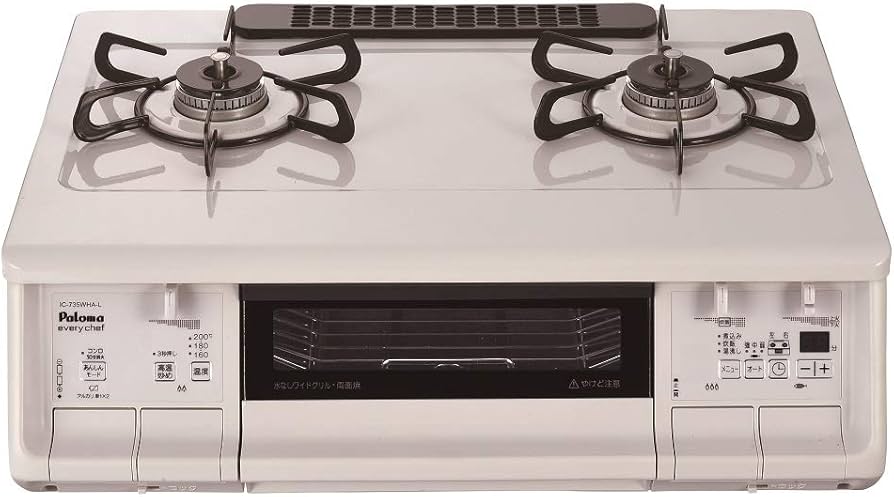 Amazon | パロマ ガステーブル エブリシェフ 水無し両面焼き 59cm 都市