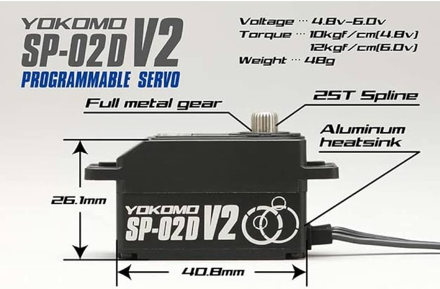 Amazon.com: Yokomo SP-02DV2A Sp-02d V2 Rwd Digital Low Profile