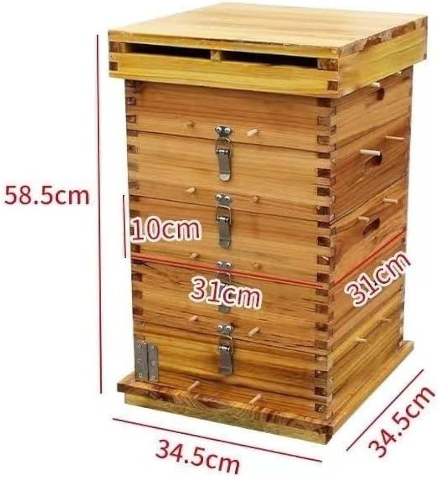 蜜蜂巣箱3段監視扉 楽天市場】蜜蜂巣箱 ミツバチ 巣箱 重箱式 養蜂箱