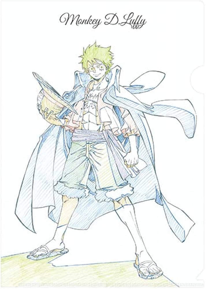 麦わらストア Art Collection ルフィ クリアファイル ワンピース