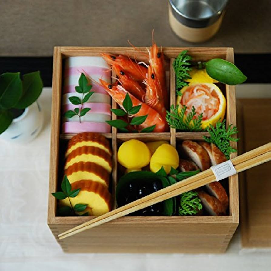 名店白木屋◇漆器◇重箱三段重◇天然木◇錦絵 美品名店白木屋◇漆器