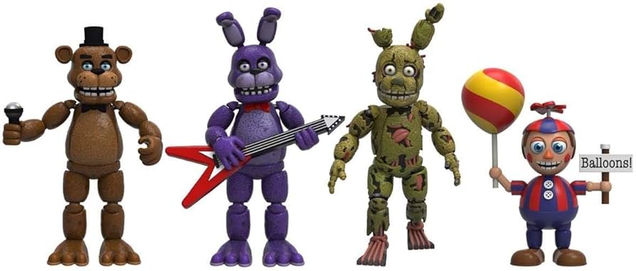 Amazon.com: Funko Five Nights at Freddy's 4 Figure Pack(2 Set), 2