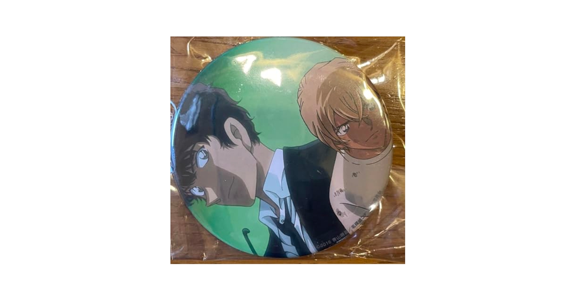 名探偵コナン 安室透 缶バッジ 純黒の悪夢 人気柄 激レア 名探偵コナン