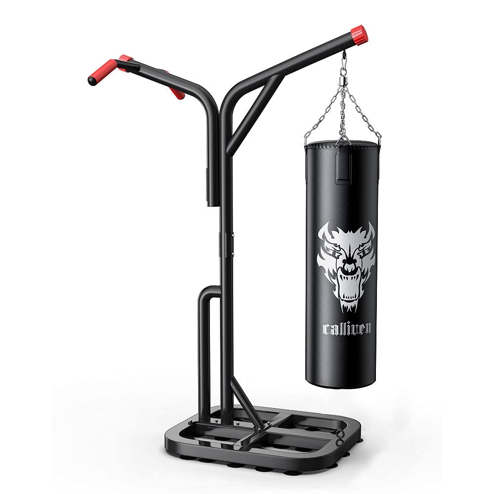 Amazon | スタンド付きサンドバッグ 吊り下げ式サンドバッグ 吸盤固定