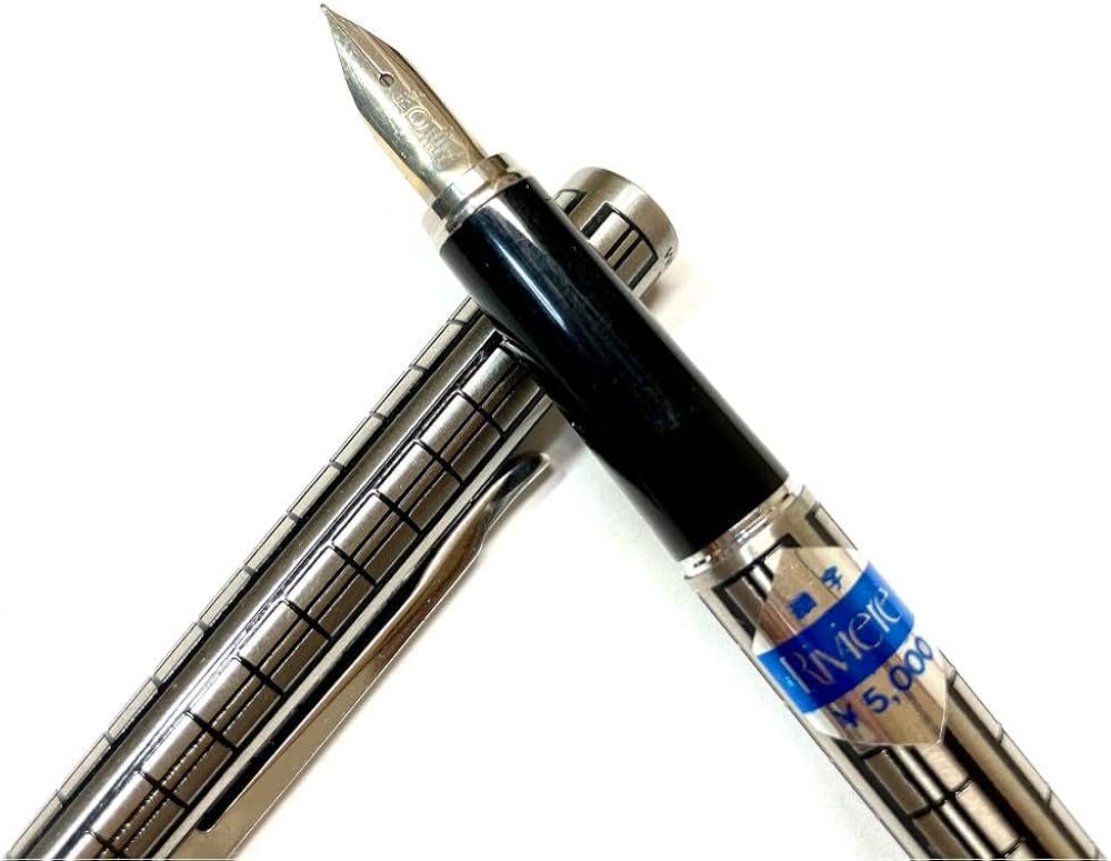 Amazon | プラチナ万年筆 リビエール ペン先14KWG 細字 食刻 廃番