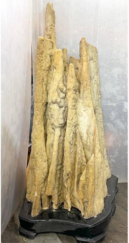 Amazon | 大自然が作り出した唯一無二の神秘な石 鍾乳石 【7】 高さ約