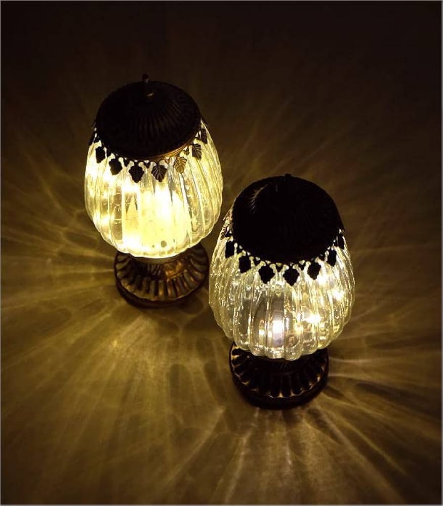 品番a-0294 二灯電気スタンドアンティークレトロ照明電笠