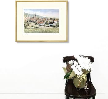 絵画・額縁・版画・織田 義郎・新品未使用・二年坂・エッチング・美術