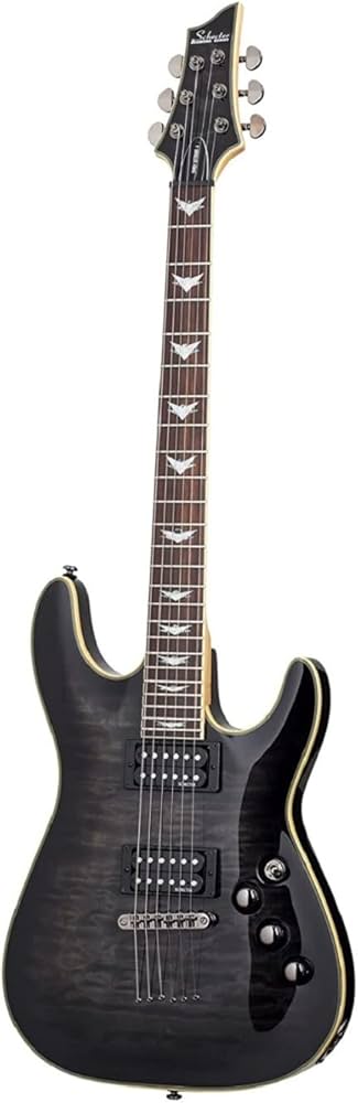 Amazon.com: Schecter Omen Extreme-6 Electric Guitar - See-Thru