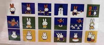 ミッフィー展 65周年 バイシクル トランプ パステルブルー ミッフィー