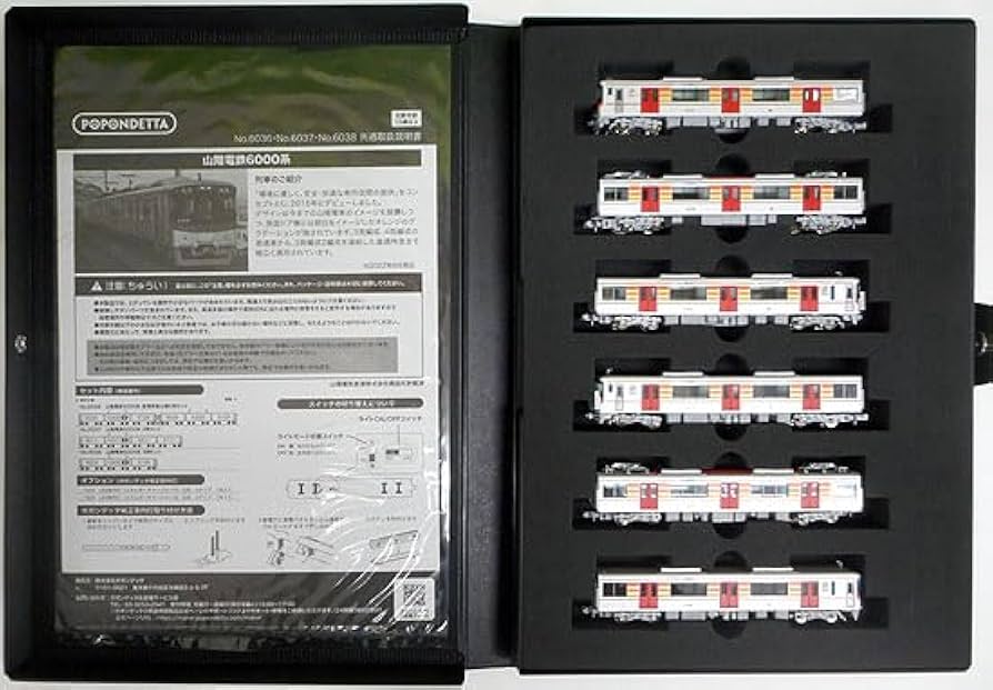 ミサキ ポポンデッタ6036 山陽電鉄6000系 6両セット スリーブキズ