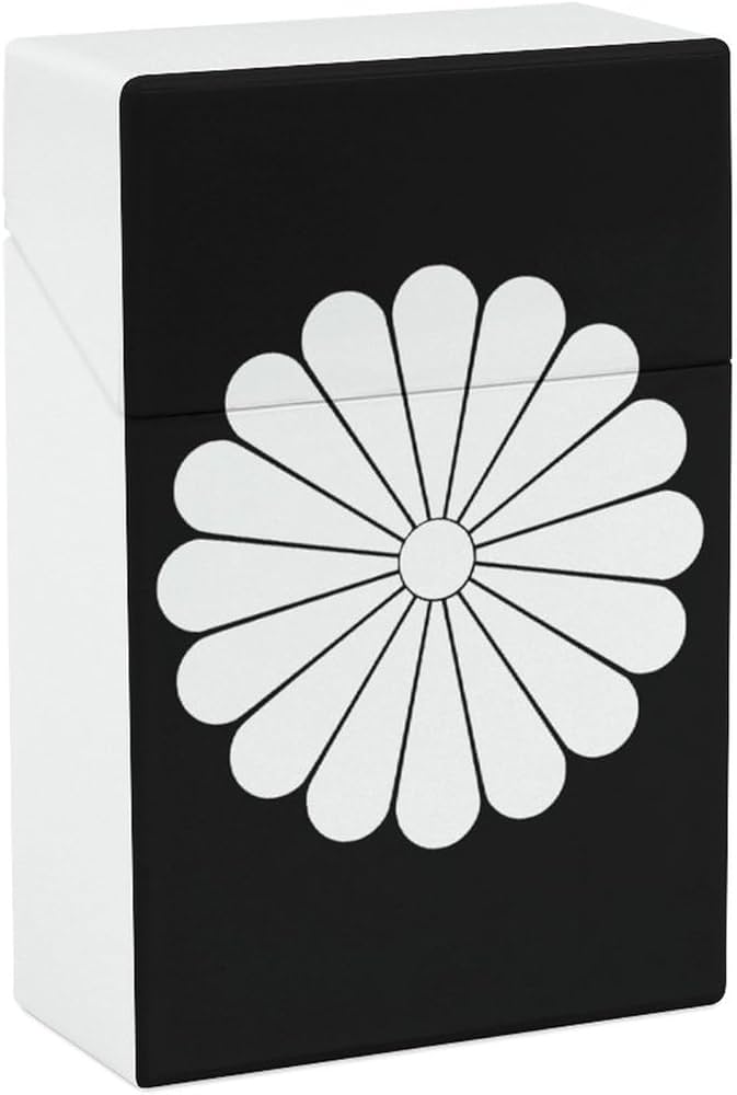 Amazon | シガレットケース 家紋 十六菊紋 タバコケース 煙草ケース