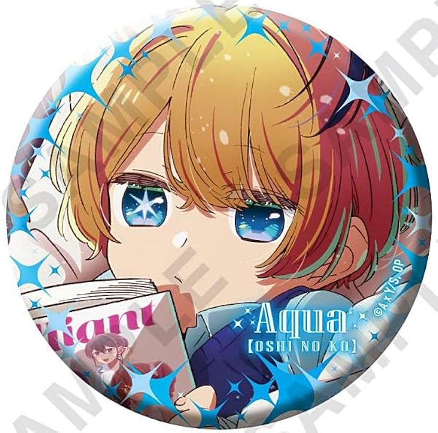 推しの子 トゥインクルスター 缶バッジ 星野アクア 推しの子】 缶