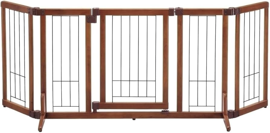 Amazon.co.jp: リッチェル ペット用 木製おくだけドア付ゲート M