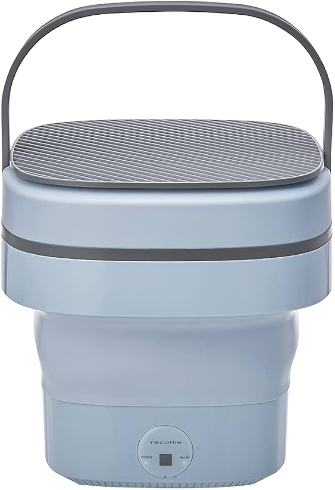 Amazon.co.jp: レコルト しまえる洗濯機 RWM-1(BL) ペールブルー