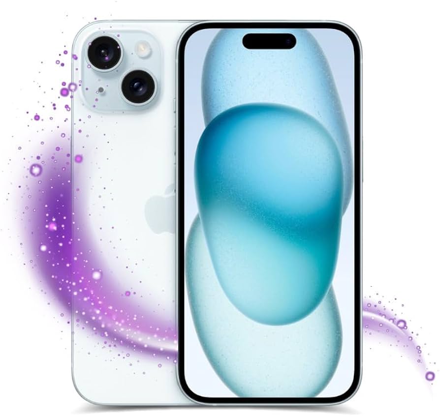 Amazon.com: Apple iPhone 15, 128GB, Blue - Unlocked (Renewed