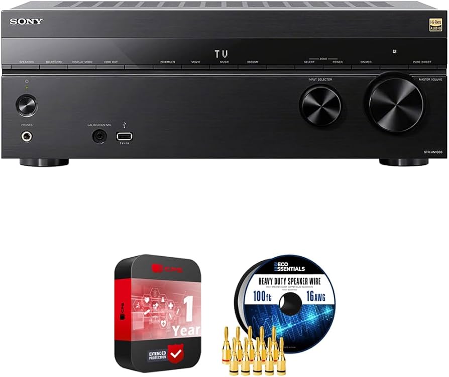 Amazon.com: Sony STR-AN1000 7.2 Channel Home Theater 8K A/V