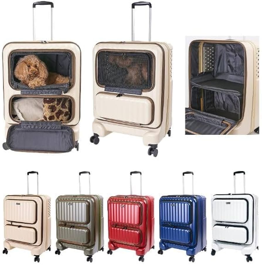 Amazon.co.jp: CoConte ペットトロリー ライトグレー : ペット用品