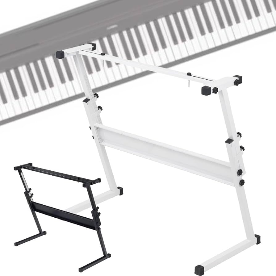 Amazon.co.jp: iimono117 キーボードスタンド Z型 ホワイト チェア