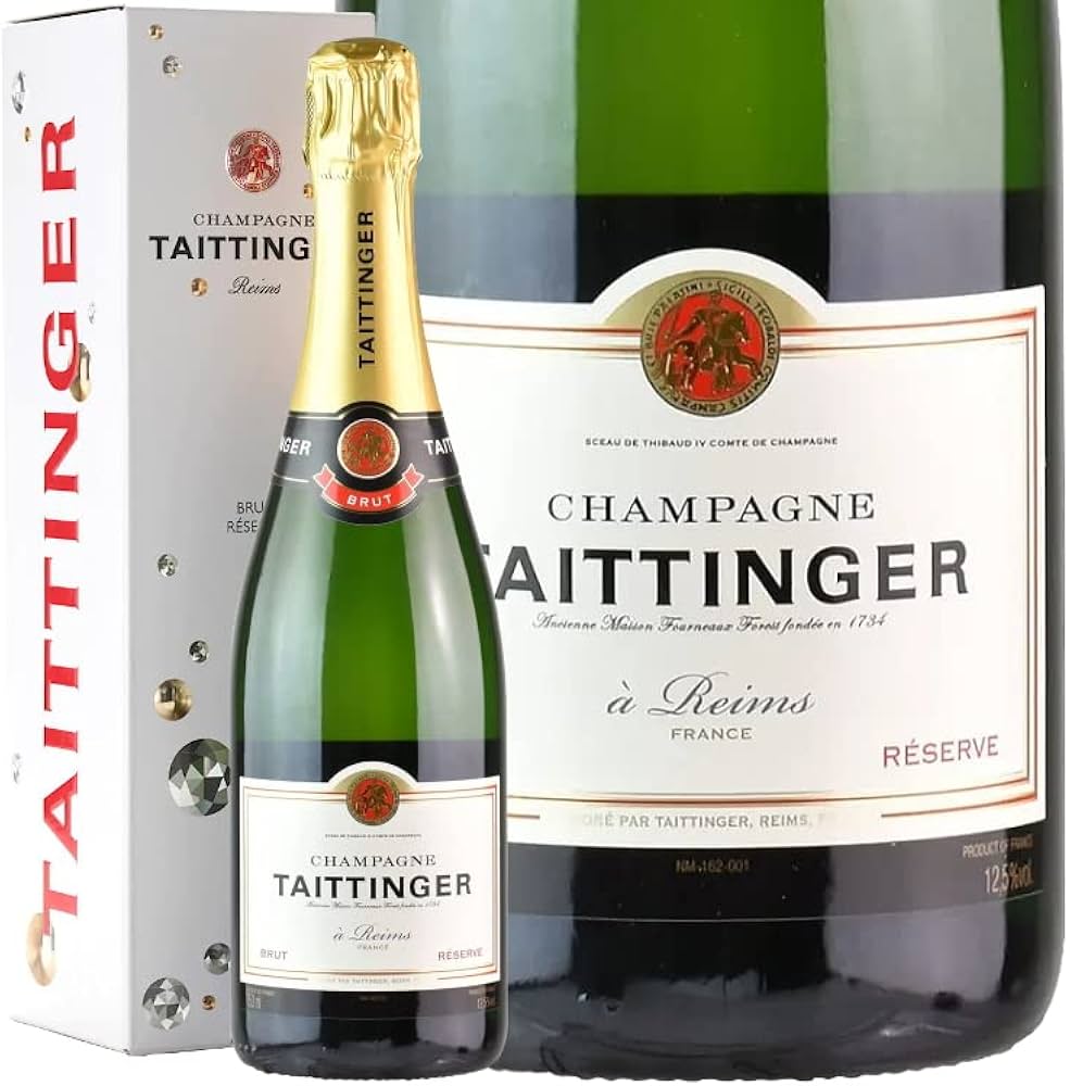 Amazon.co.jp: NV ブリュット レゼルヴ シャンパーニュ テタンジェ