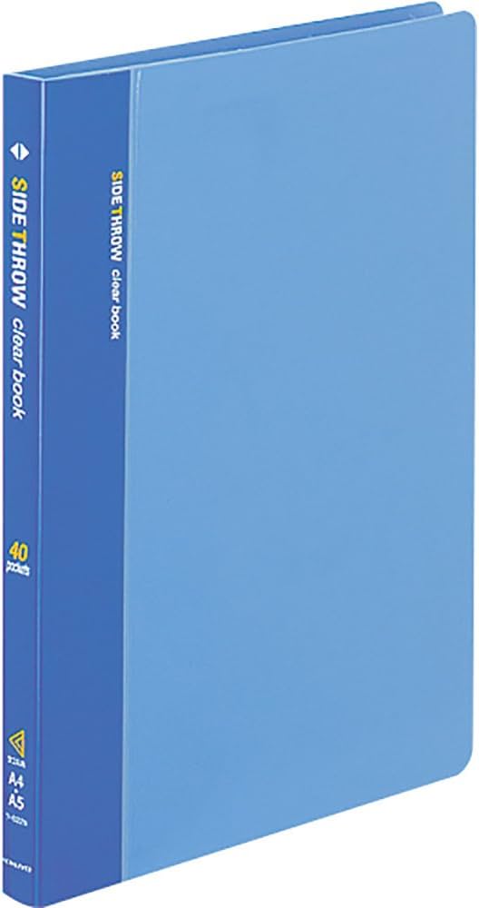 Amazon | コクヨ ファイル クリアファイル A5 40枚 青 ラ-822B