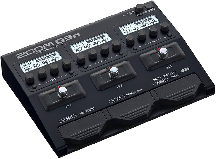 Amazon.com: Zoom G3n Guitar Multi-Effects Processor Pedal, With 70