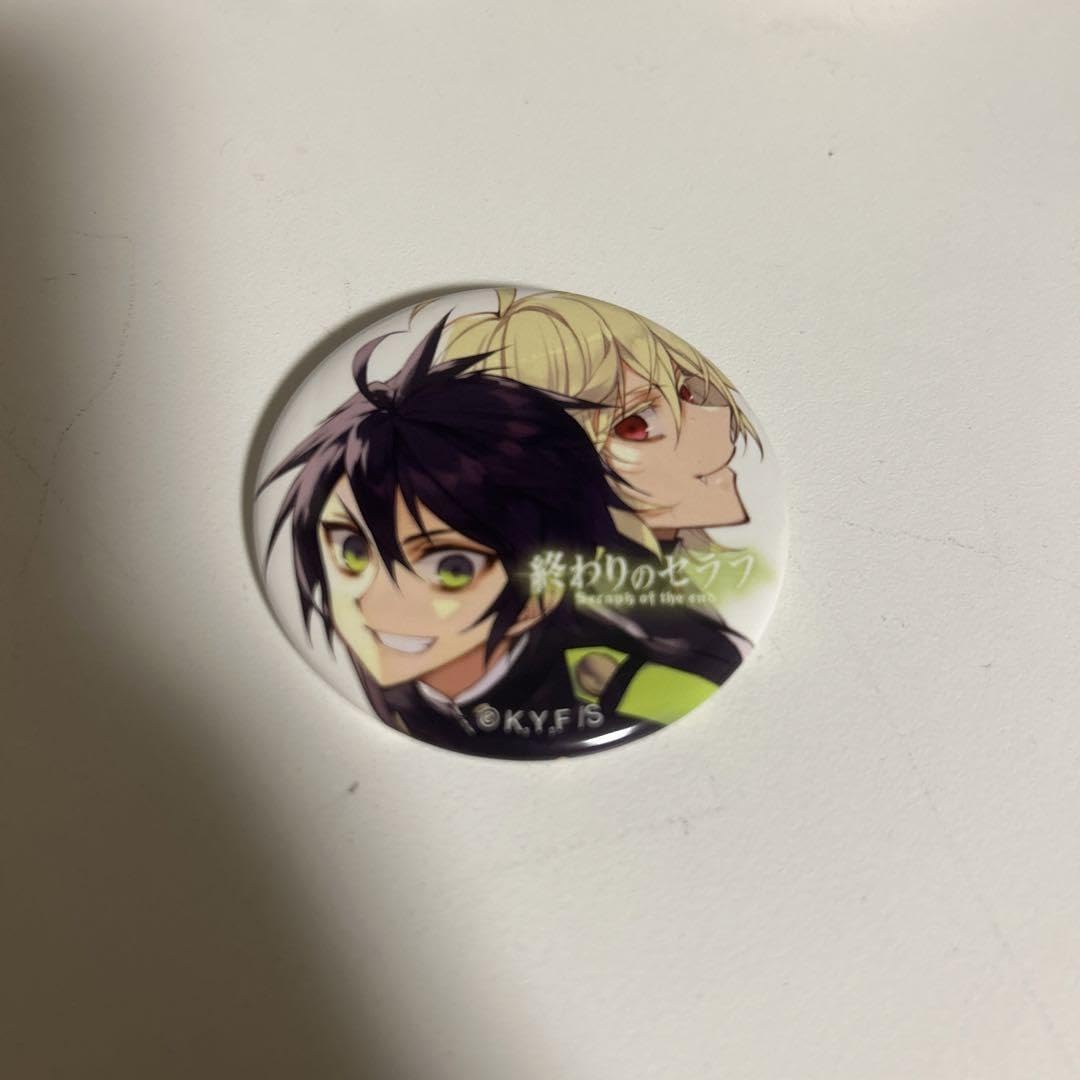終わりのセラフ コミケ89 限定 特典 缶バッジ ミカエラ 優一郎 終わり